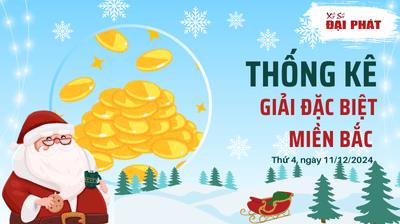 Thống Kê Giải Đặc Biệt Miền Bắc Hôm Nay Thứ 4 Ngày 11/12/2024