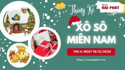 Thống Kê Xổ Số Miền Nam 18/12/2024 - Thống Kê XSMN Thứ 4