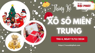 Thống Kê Xổ Số Miền Trung 11/12/2024 - Thống Kê XSMT Thứ 4