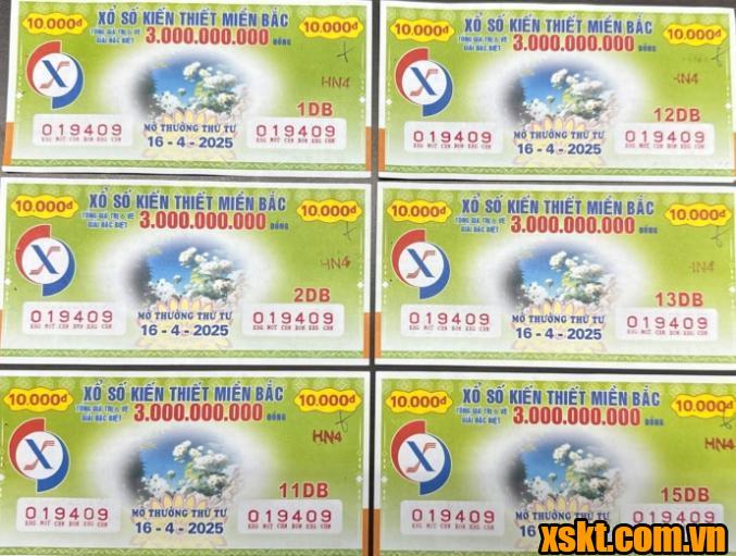 XSMB: Đã có khách hàng ở Hoàn Kiếm Hà Nội trúng 3 tỷ đồng kỳ quay ngày 16/4/2025