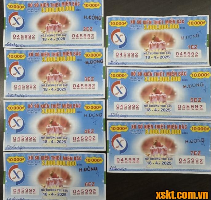 XSMB: Đã có khách hàng ở Cống Vị Ba Đình trúng 2 tỷ đồng kỳ quay ngày 18/4/2025