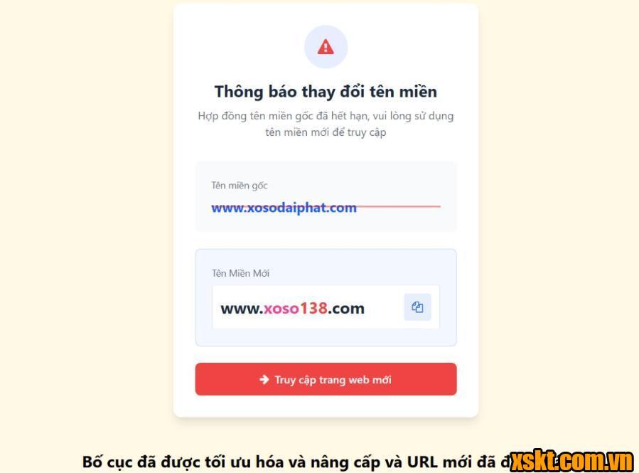 Xổ số Đại phát bất ngờ đổi tên miền một cách đáng ngờ - Cảnh báo khẩn cấp cho người chơi