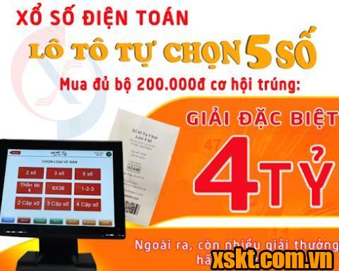 Trúng ngay 2 tỷ đồng khi mua xổ số điện toán Lô tô 5 số ngày 19/8/2025