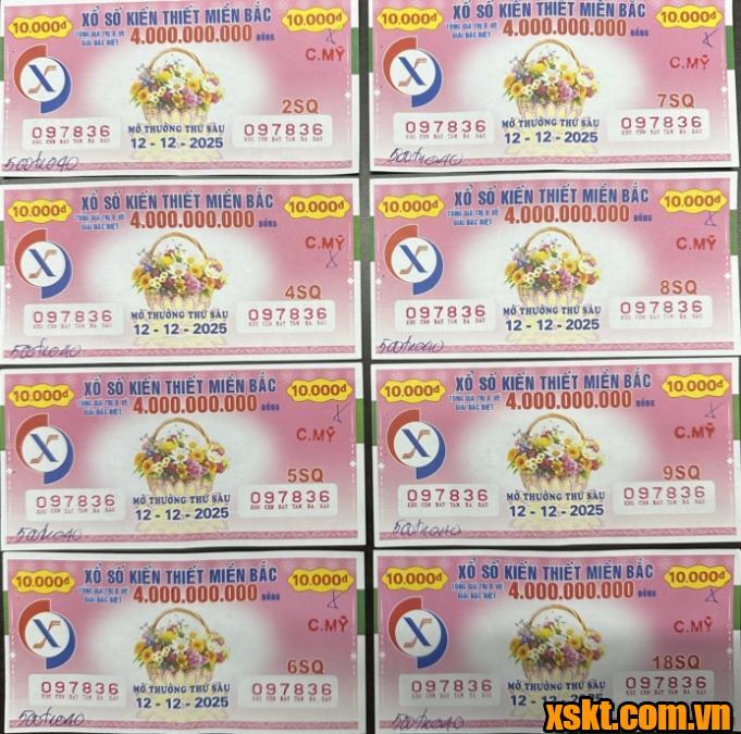 XSMB: Khách hàng ở Ba Đình trúng 4 tỷ đồng kỳ quay ngày 12/12/2025