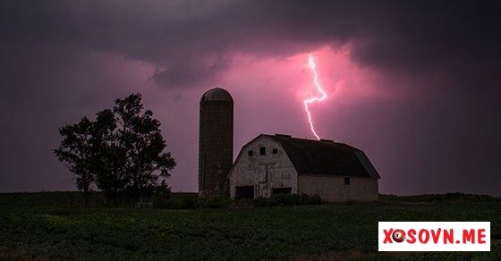 Mơ thấy sấm sét rơi vào nhà là có hỉ